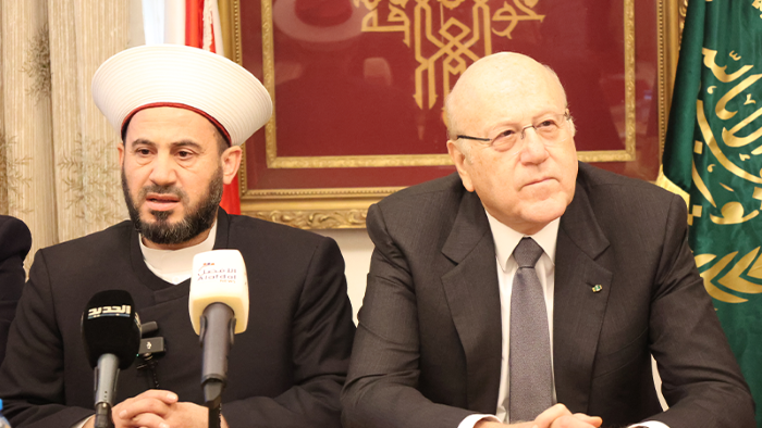 المفتي الغزاوي يستقبل الرئيس ميقاتي