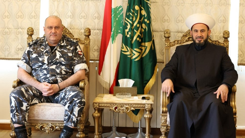 المفتي الغزاوي يستقبل قائد منطقة البقاع